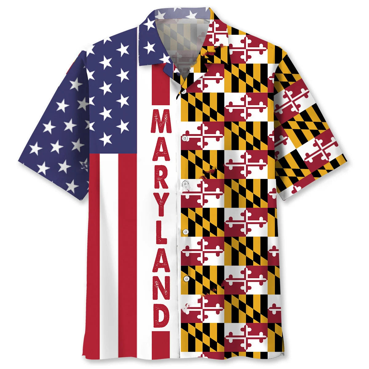 Maryland State Proud Hawaiian Shirt