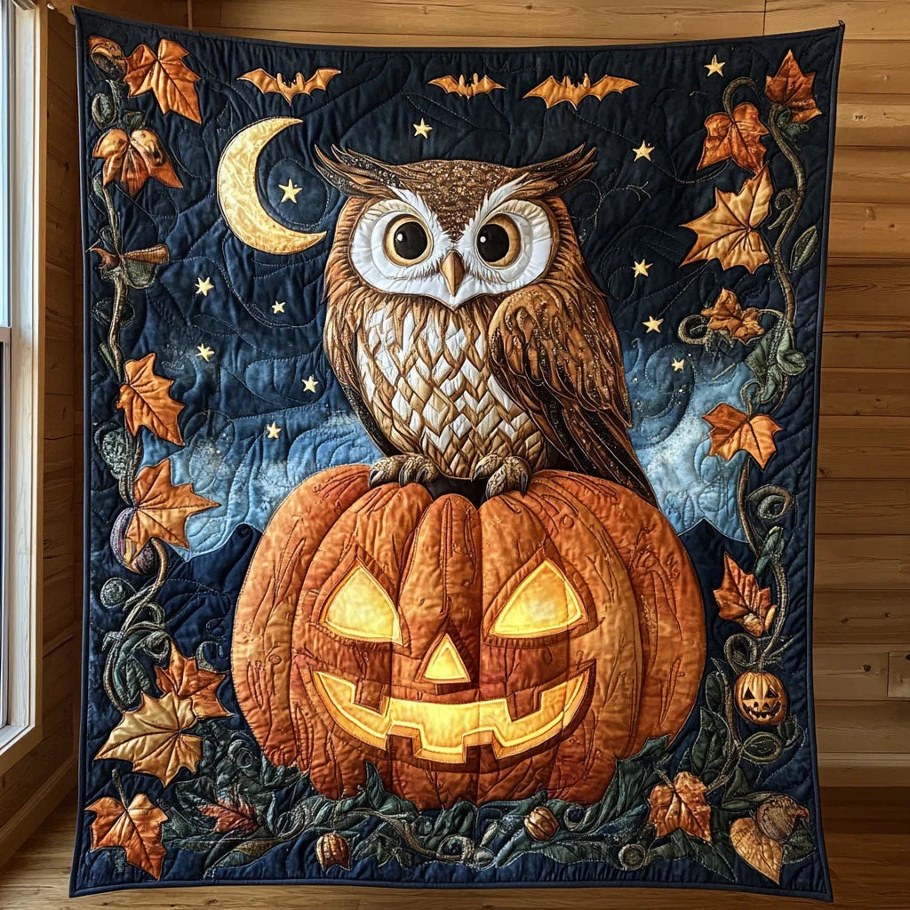 Midnight Owl Quilt Blanket