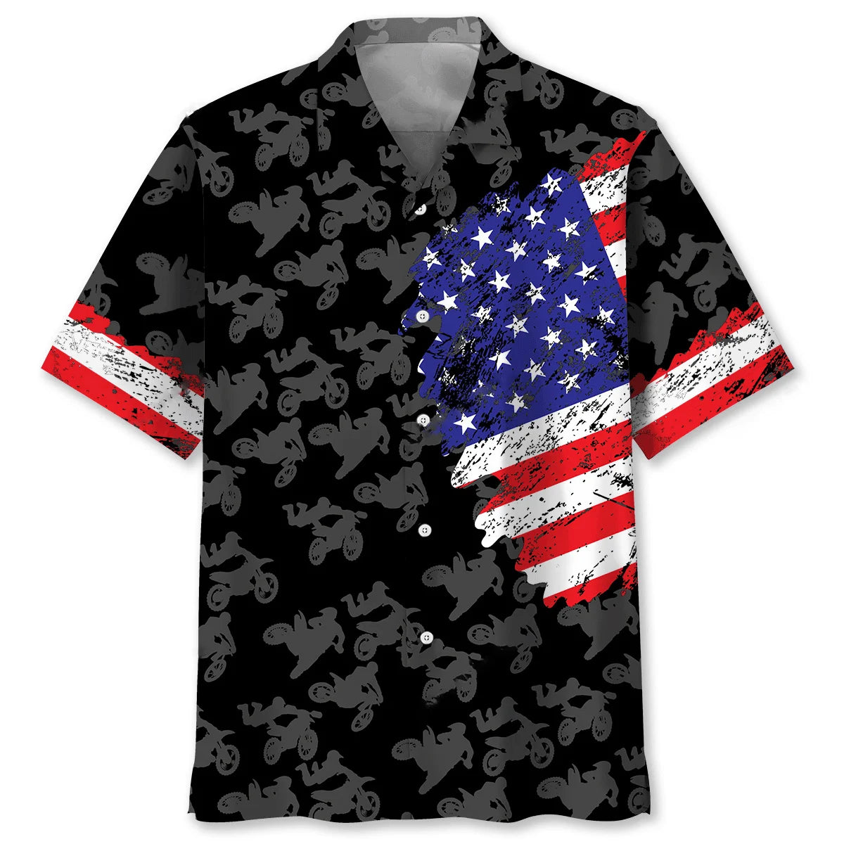 Motocross Usa Hawaiian Shirt