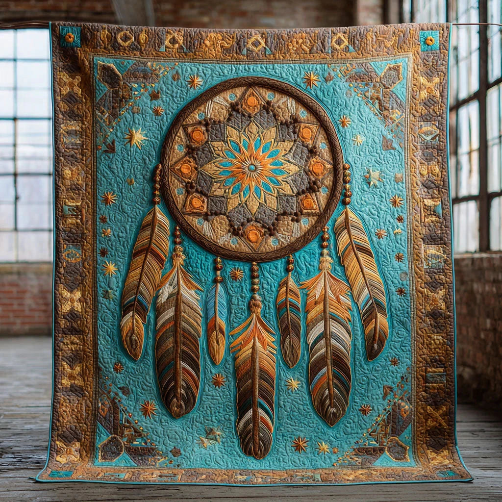 Mystical Dreamcatcher Quilt Blanket