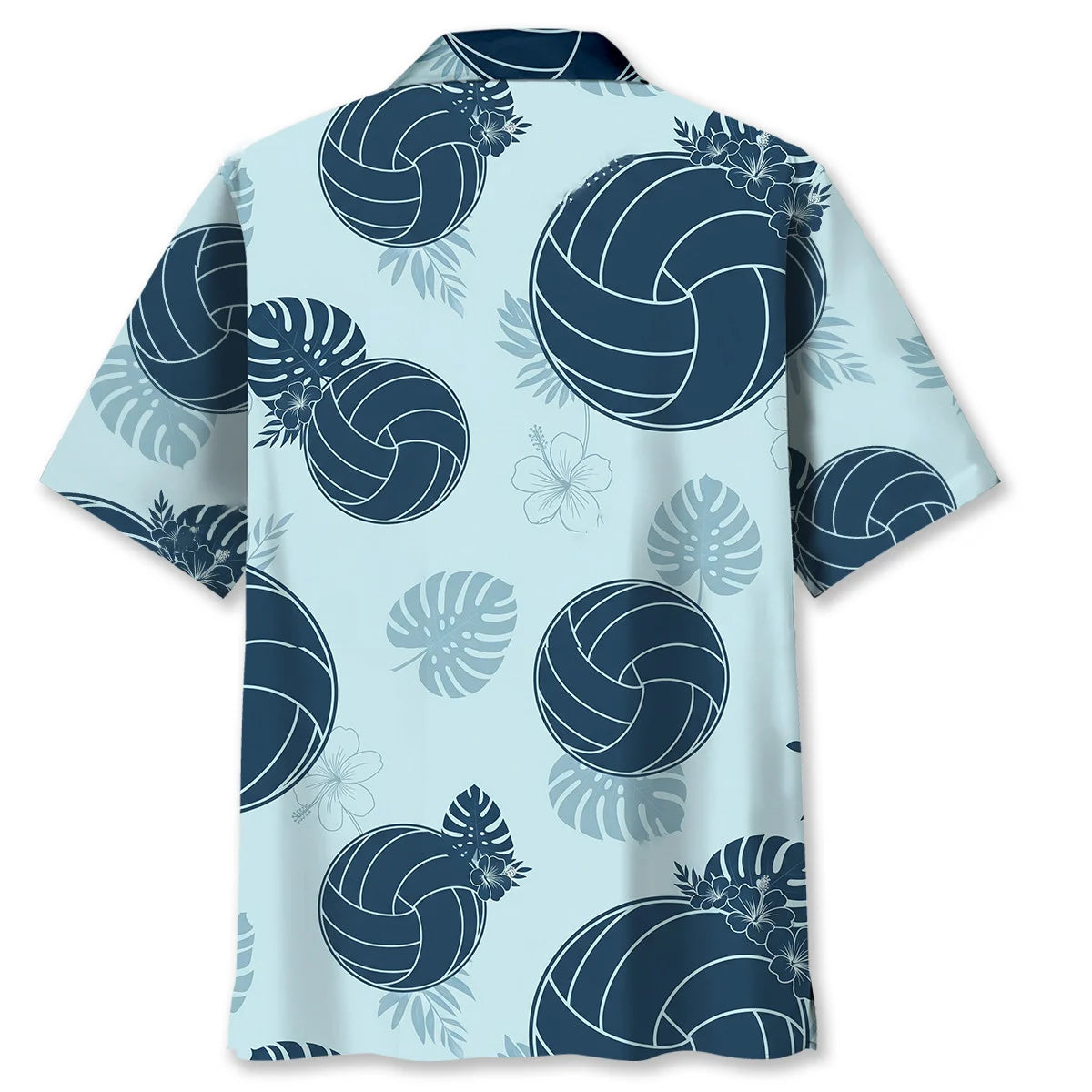 Nature Blue Volleyball Hawaiian Shirt