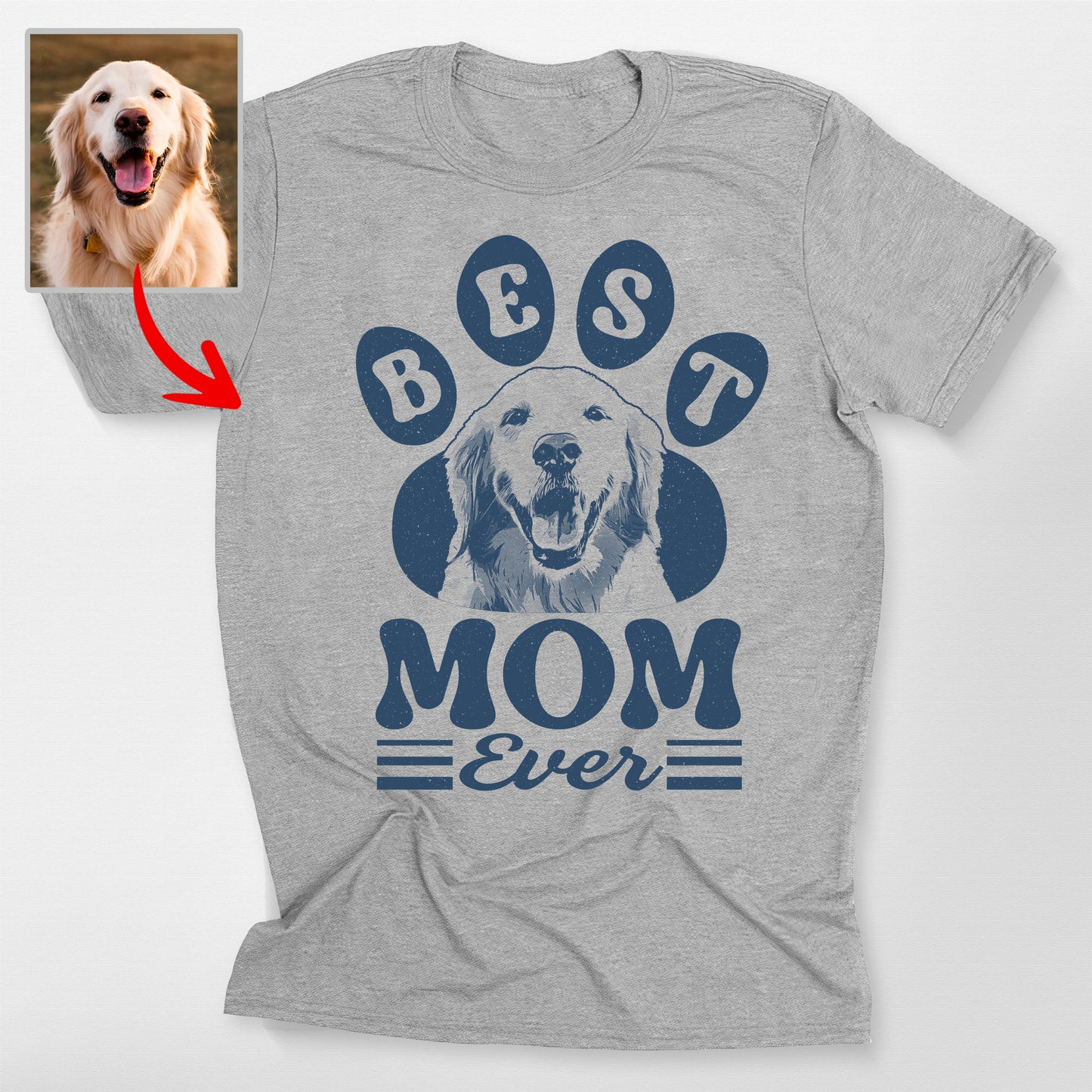Best Dad Ever Best Mom Ever Bella Canvas Tee F (view 8)