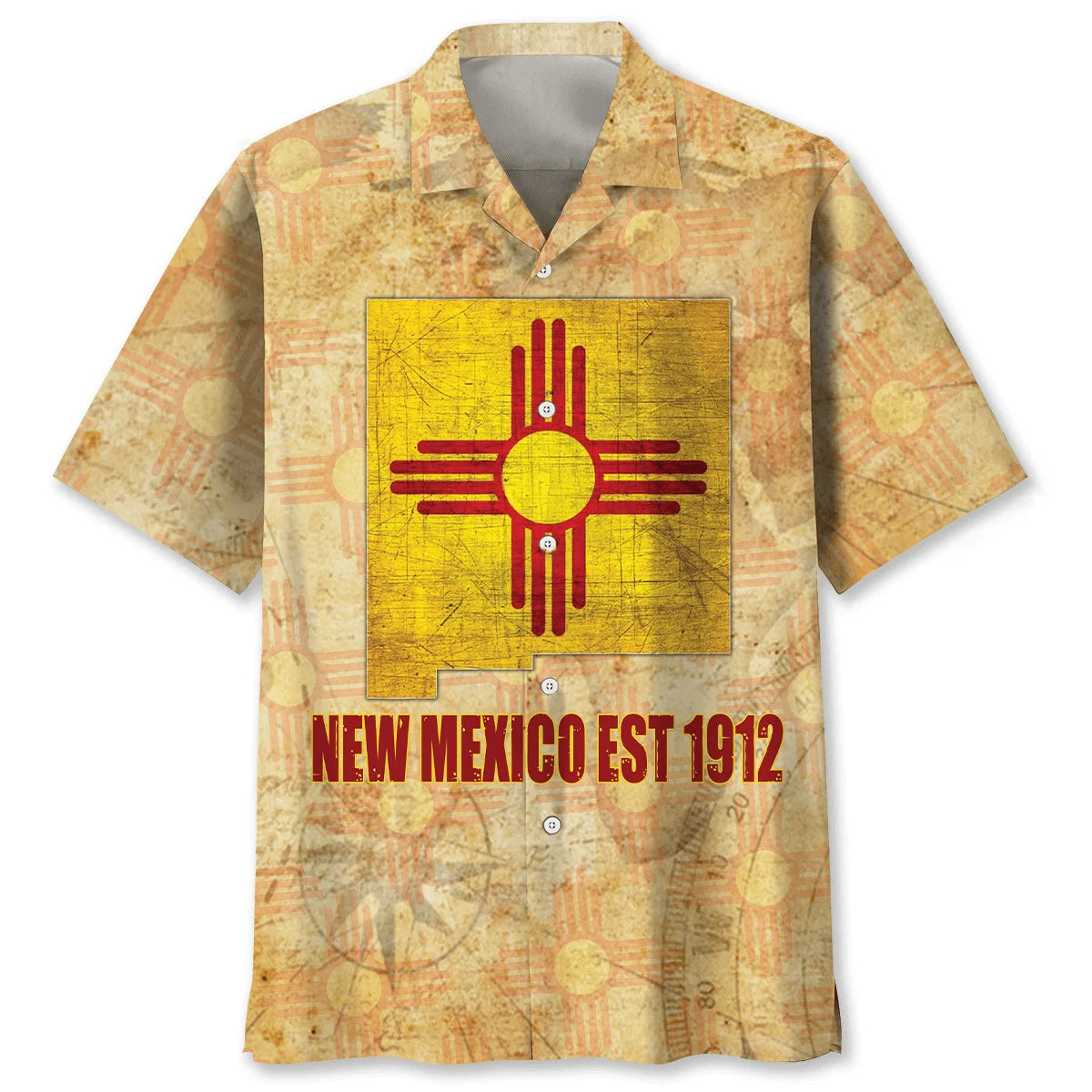 Mexico Est 1912 Hawaiian Shirt, custom shirt gift for men (view 4)