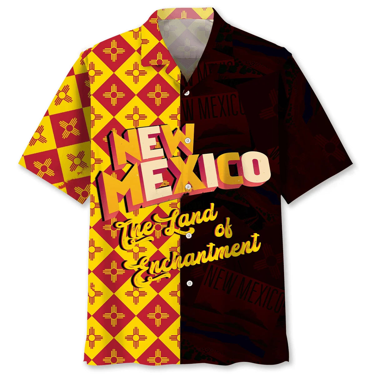 Mexico State Proud Hawaiian Shirt, custom shirt gift for men (view 4)