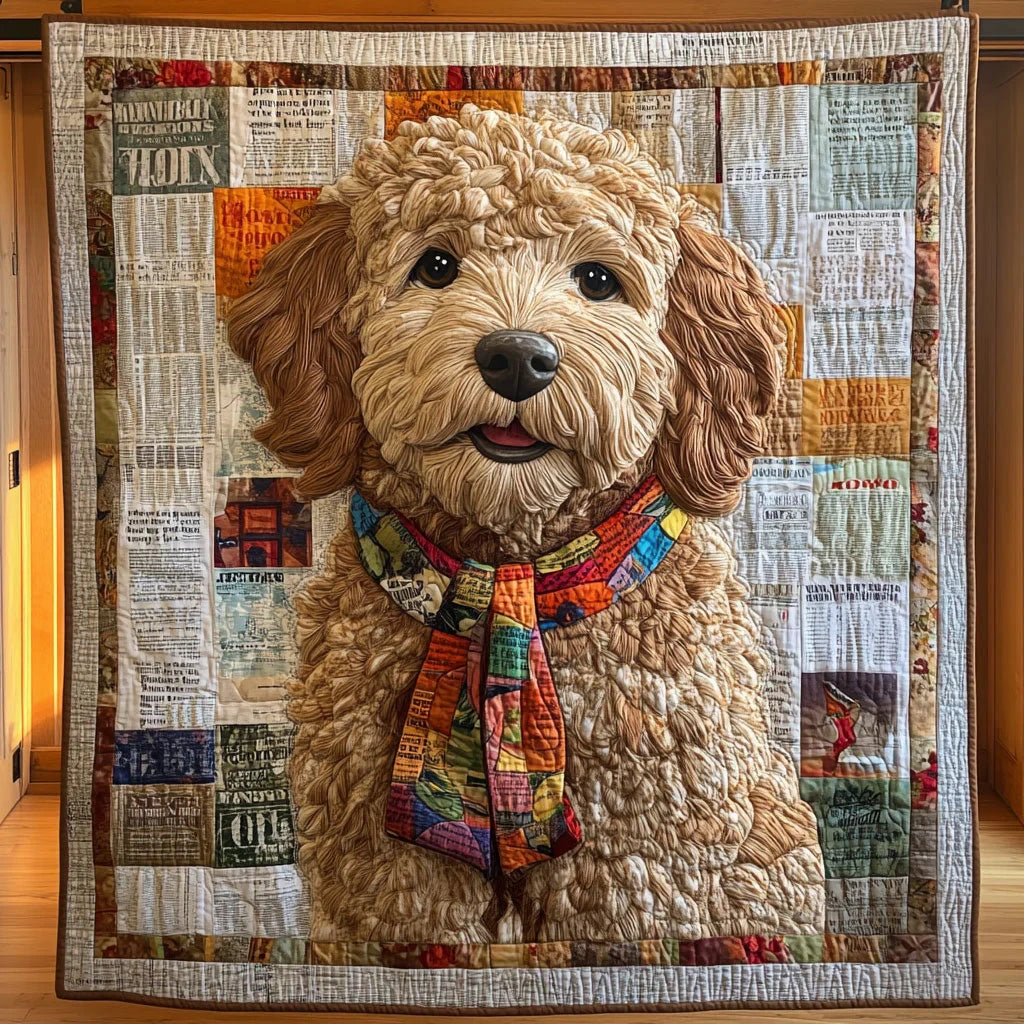Newspaper Snuggles Quilt Blanket