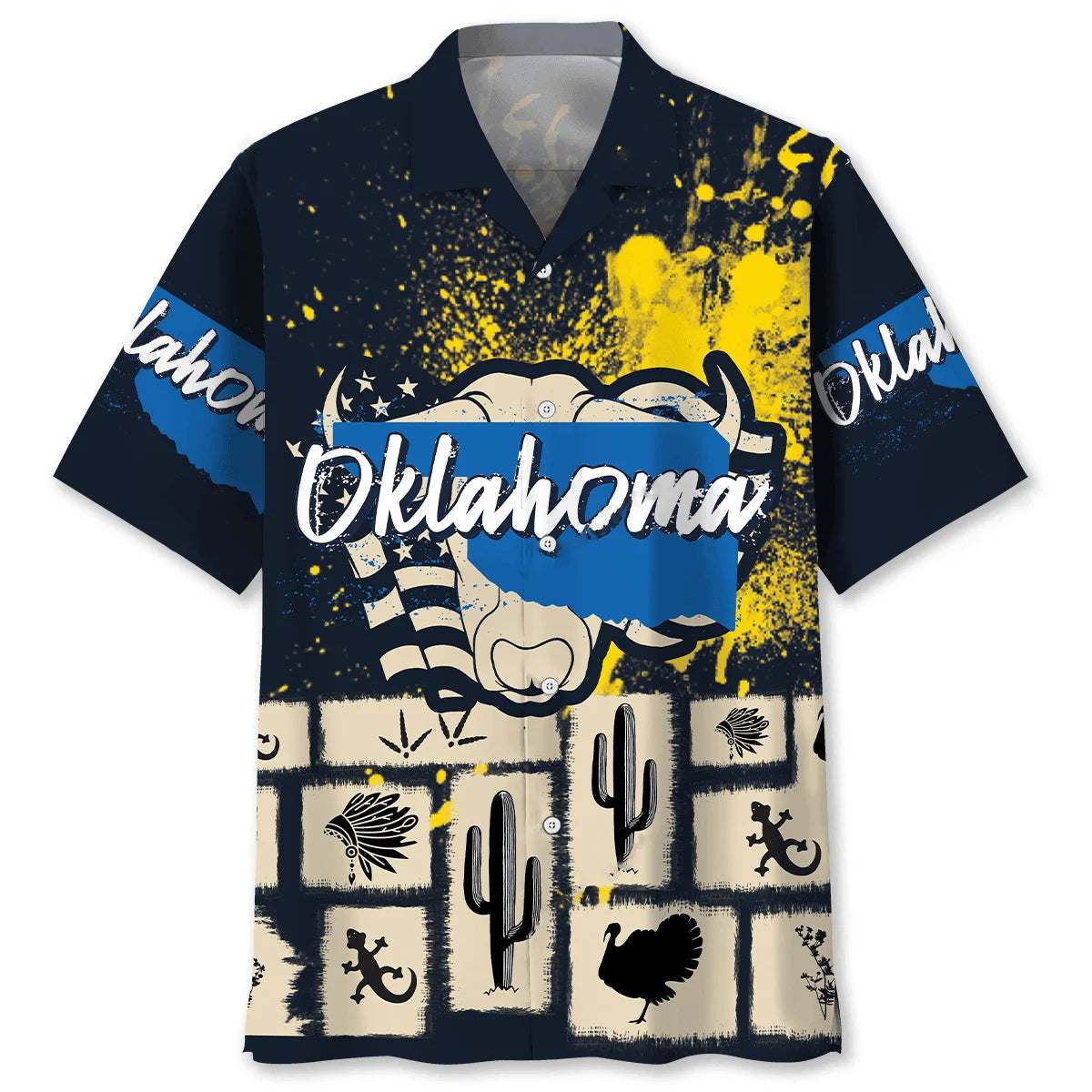 Oklahoma Culture Proud Hawaiian Shirt, custom shirt gift for men (view 4)