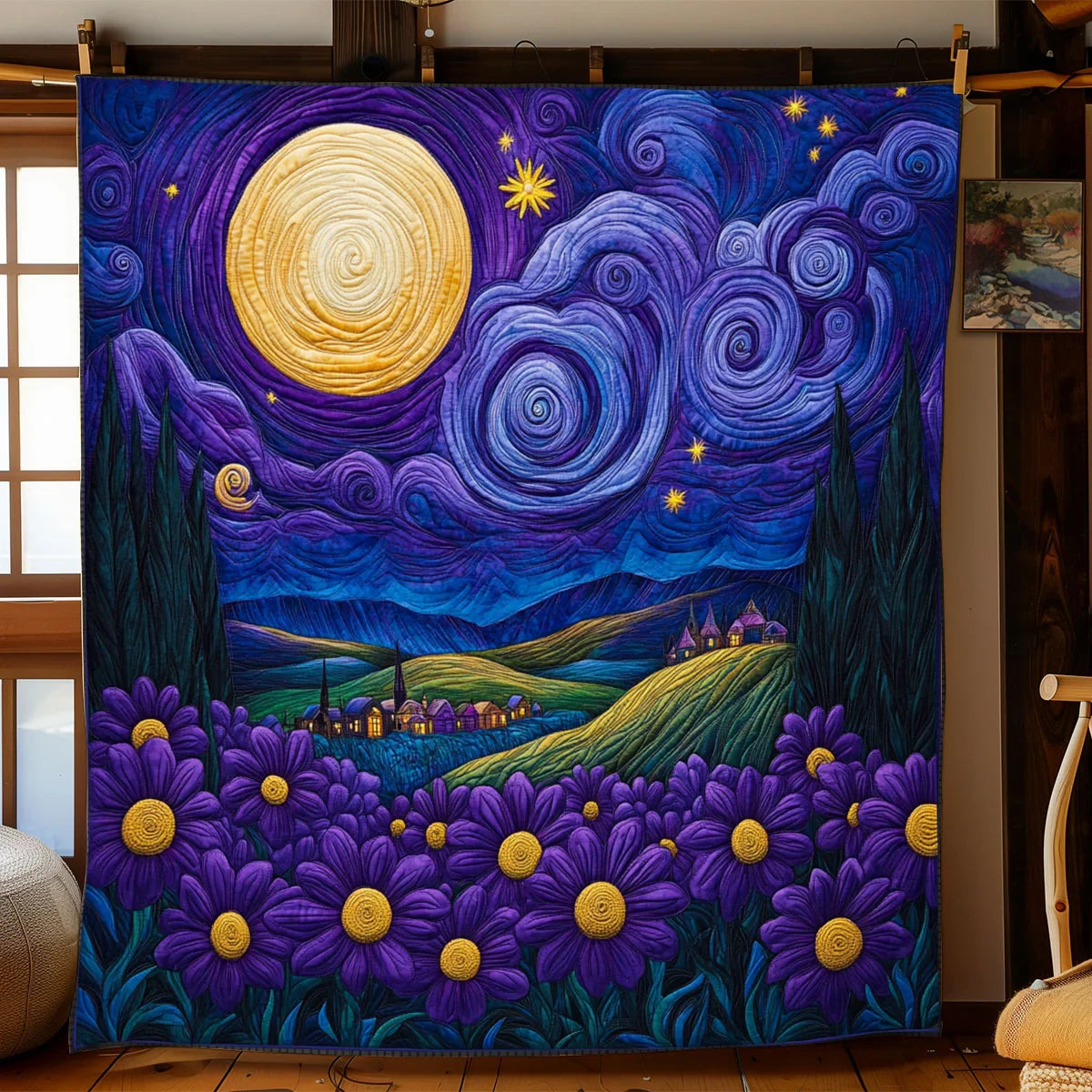 On Purple Sky Wj08040171001010cl Quilt Blanket