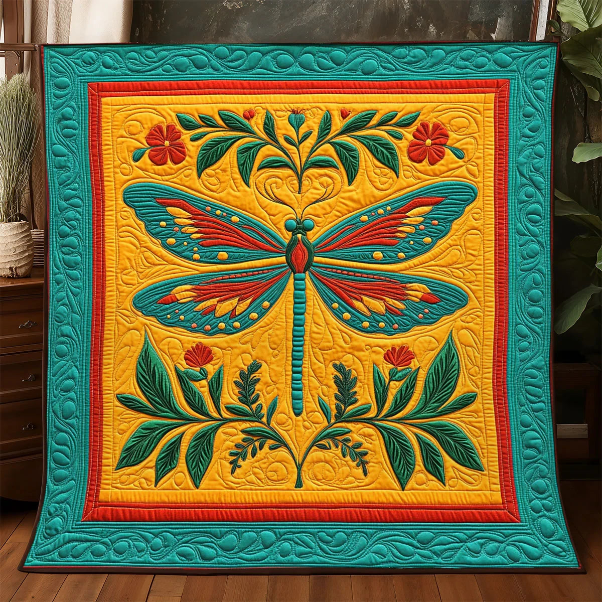 Painted Wings Quilt Blanket