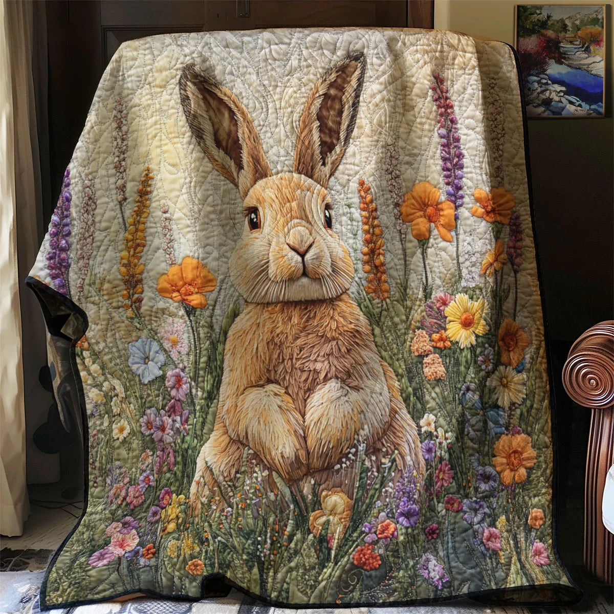 Peaceful Meadow Quilt Blanket