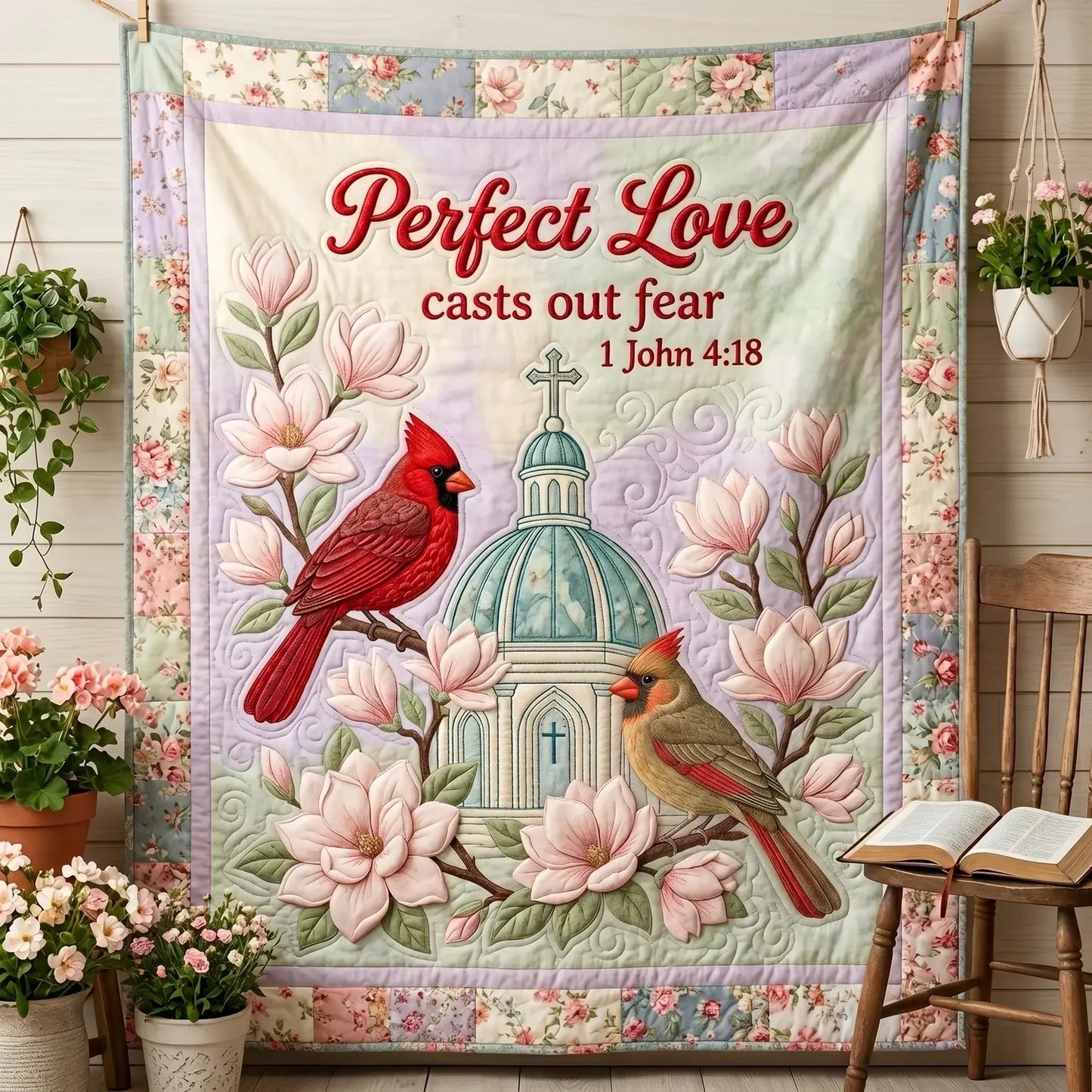 Perfect Love Quilt Blanket