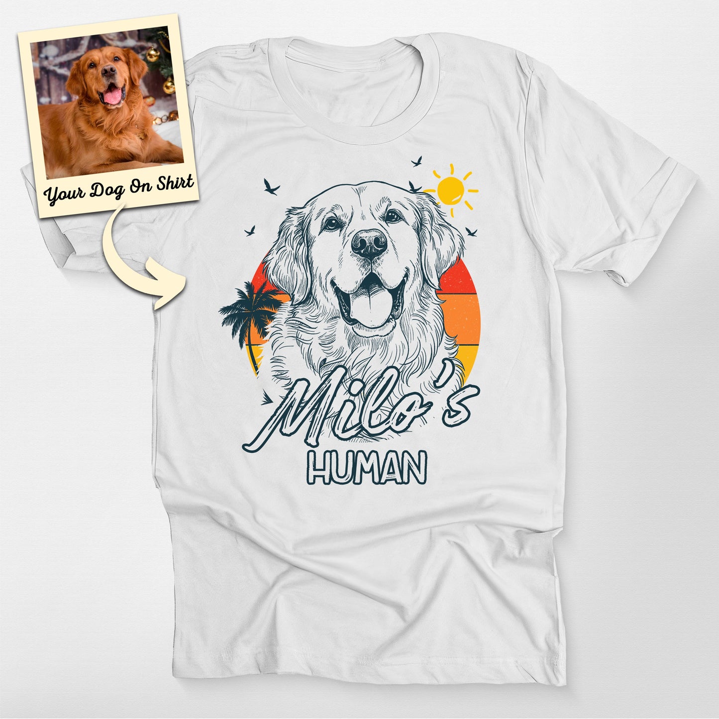 Personalized Golden Retriever Shirt Coolest Summer (view 5)