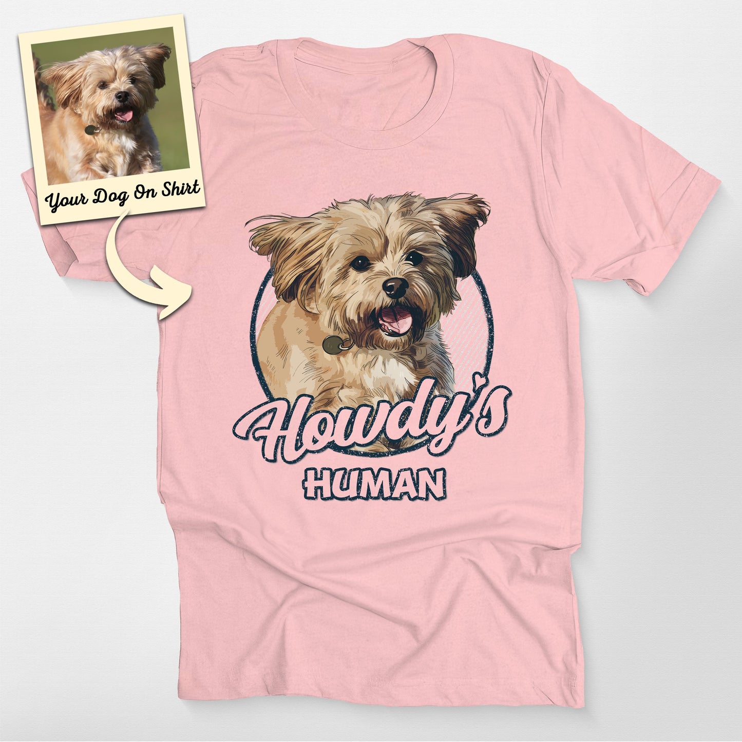 Personalized Poodle Shirt Colorful Portrait Bella (view 6)