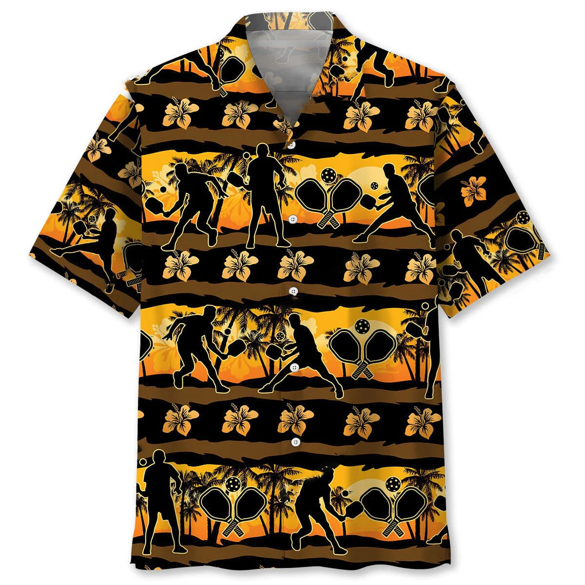 Pickleball Beach Hawaiian Shirt, custom shirt gift for men (view 4)