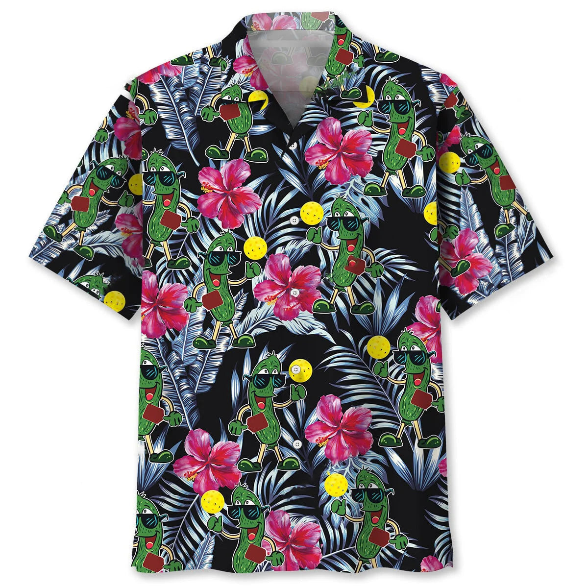 Pickleball Fun Hawaiian Shirt, custom shirt gift for men (view 4)