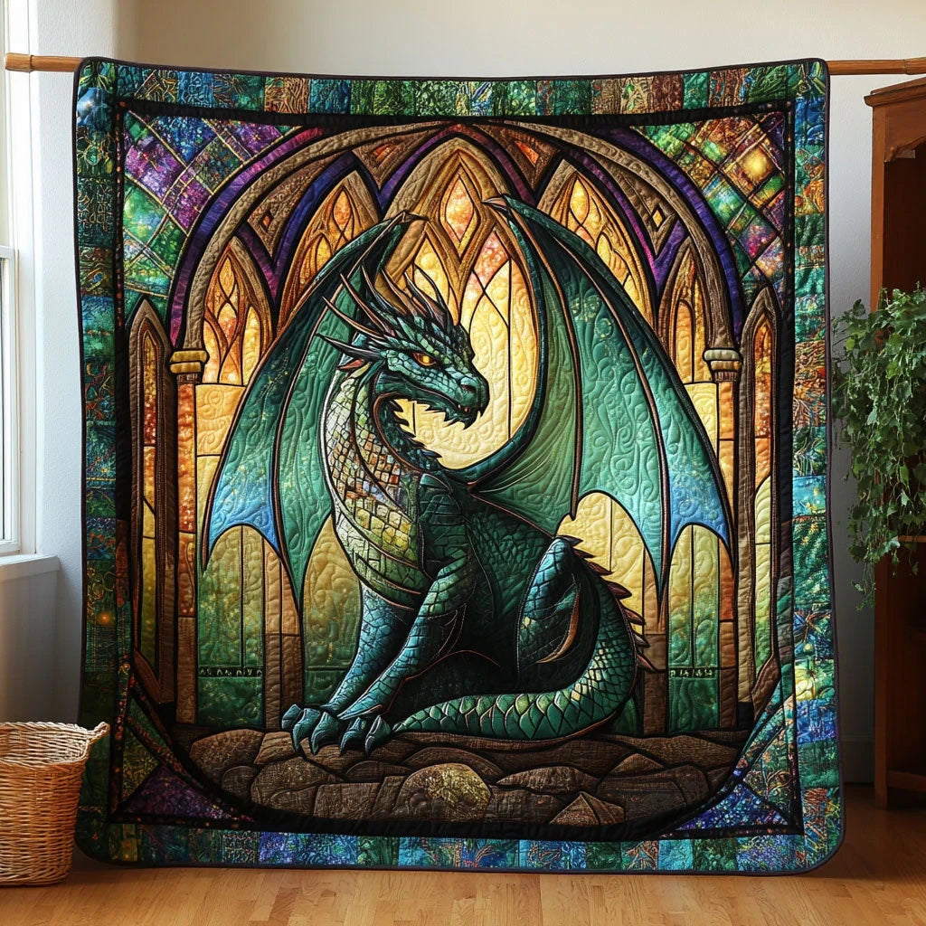 Regal Dragon Quilt Blanket
