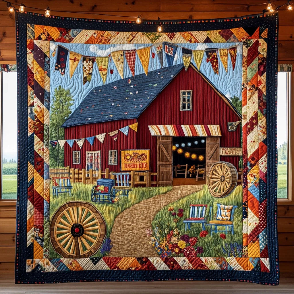 Rural Carnival Quilt Blanket