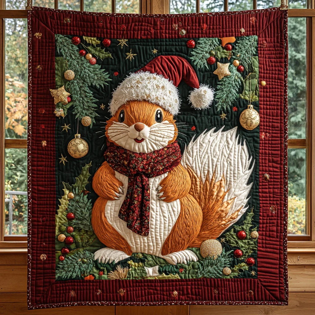 Santa Tail Quilt Blanket
