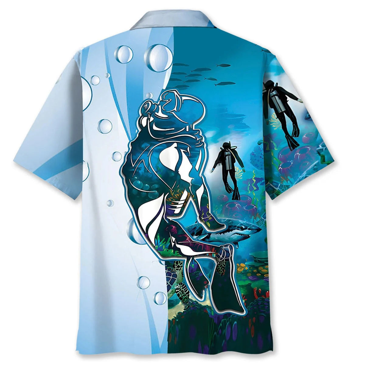 Scuba Diving Discovery Ocean Hawaiian Shirt, custom shirt gift for men (view 4)