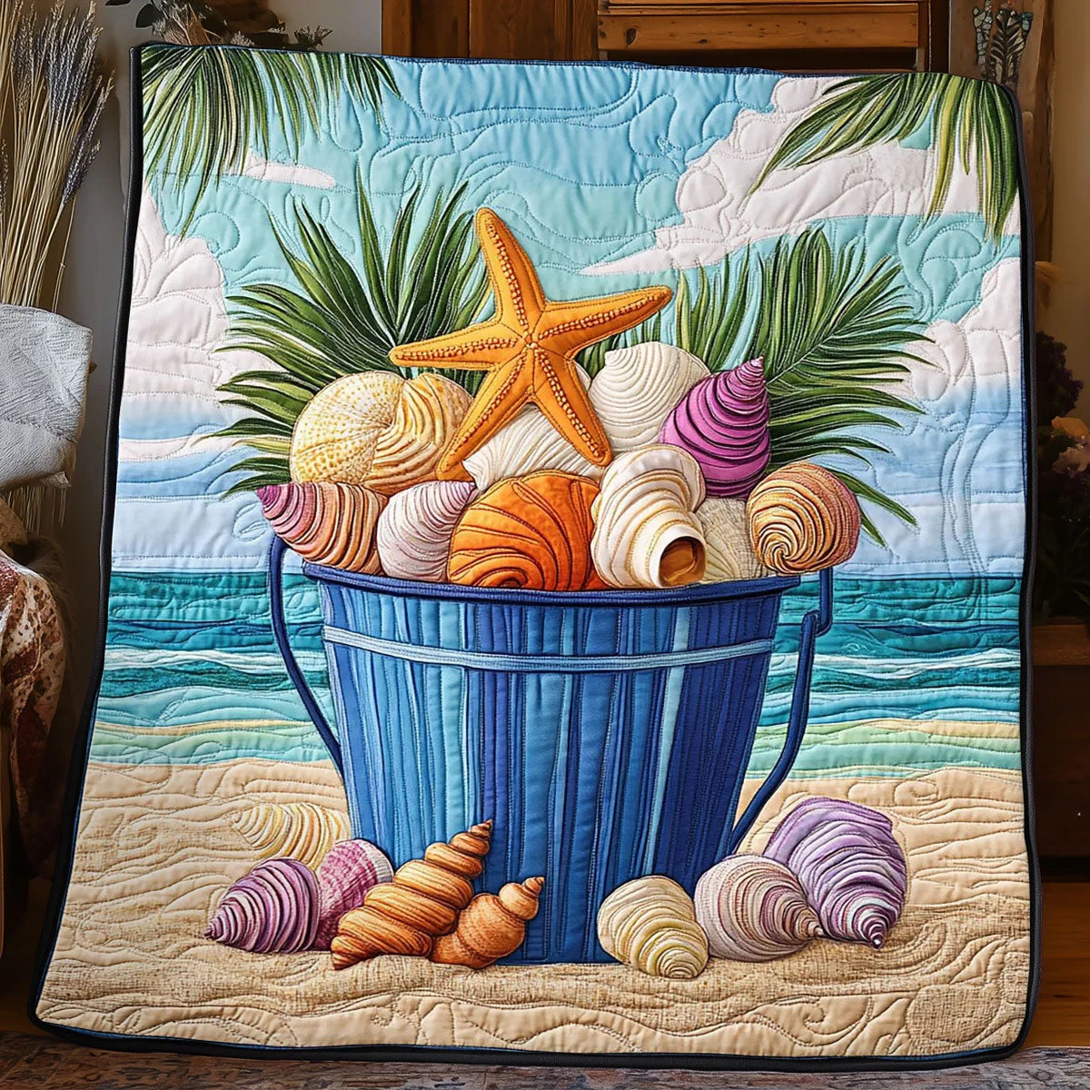 Seaside Treasure Quilt Blanket