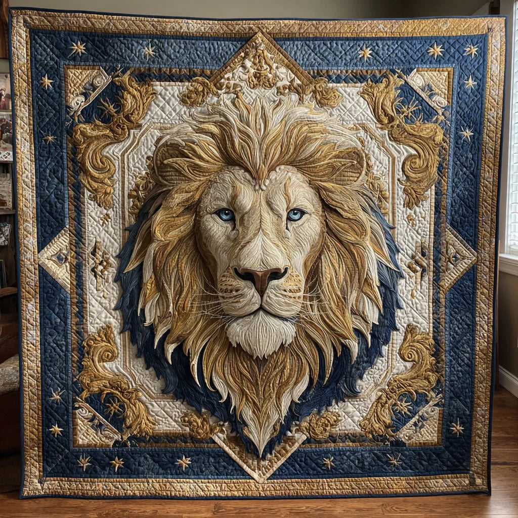 Sovereign Lion Quilt Blanket