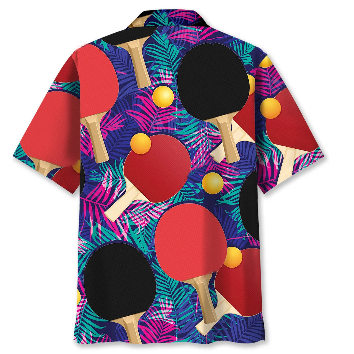 Table Tennis Tropical Hawaiian Shirt, custom shirt gift for men (view 4)