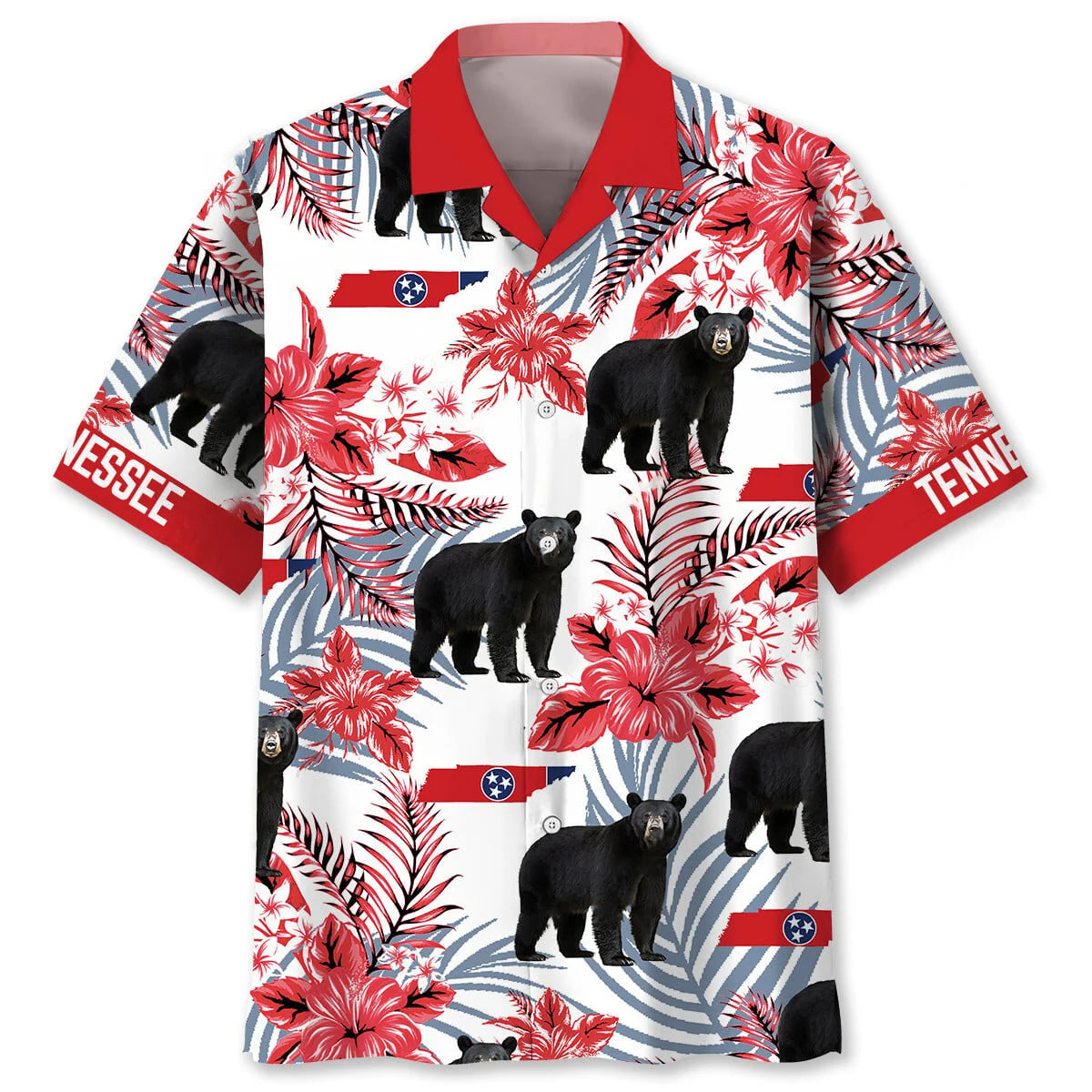 Tennessee Proud State Hawaiian Shirt, custom shirt gift for men (view 4)