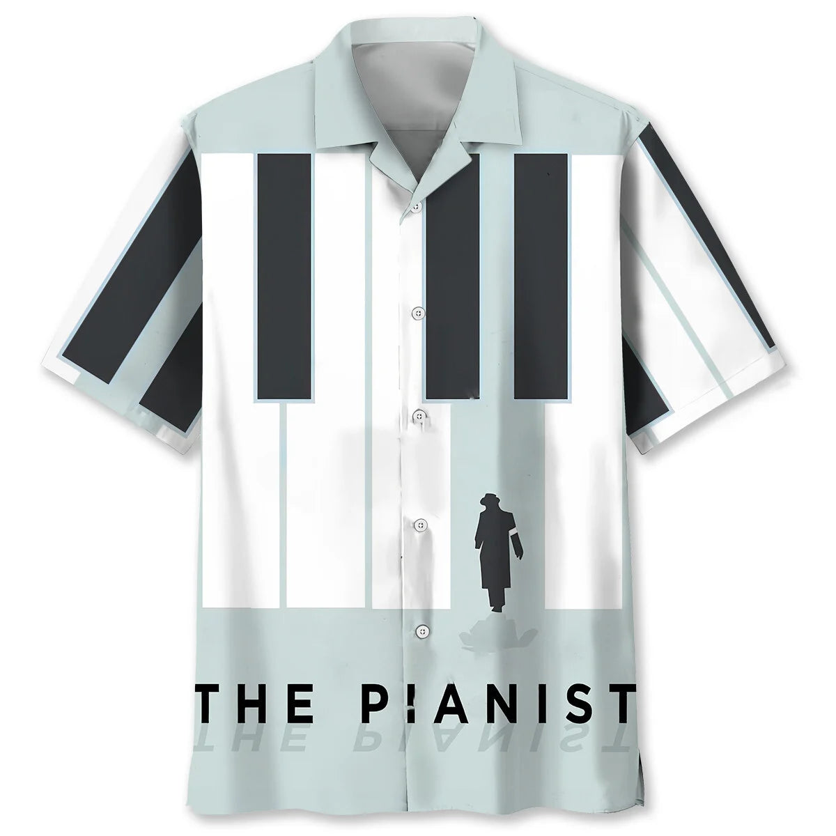 The Pianist Hawaiian Shirt, custom shirt gift for men (view 4)