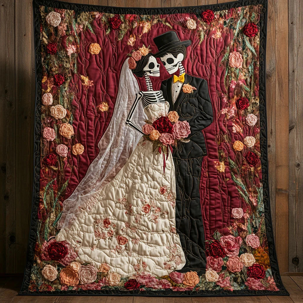 Til Death We Wed Quilt Blanket