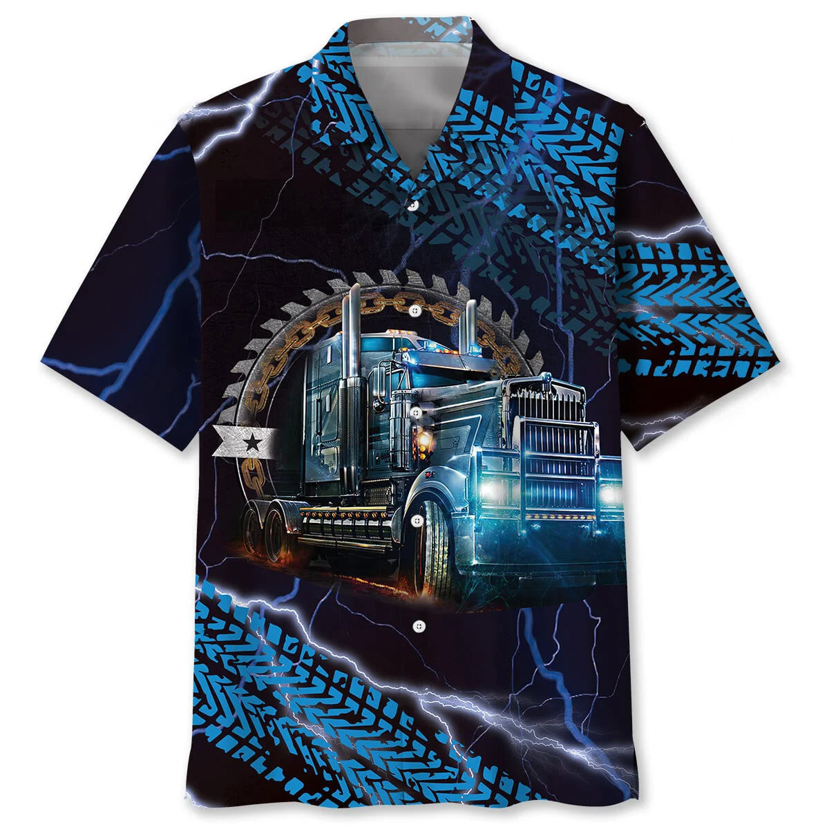 Trucker Light Hawaiian Shirt, custom shirt gift for men (view 2)