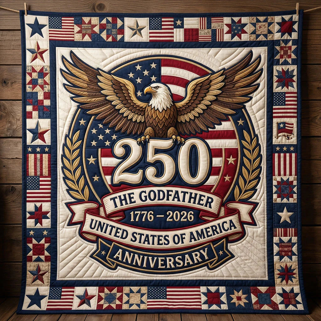 Usa 1776-2026 Heritage Quilt Blanket