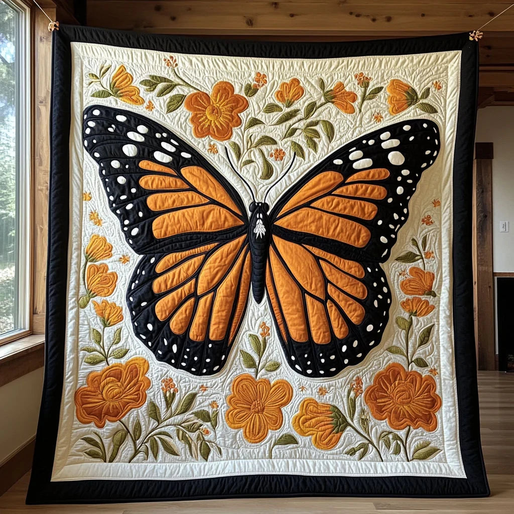 Velvet Migration Quilt Blanket