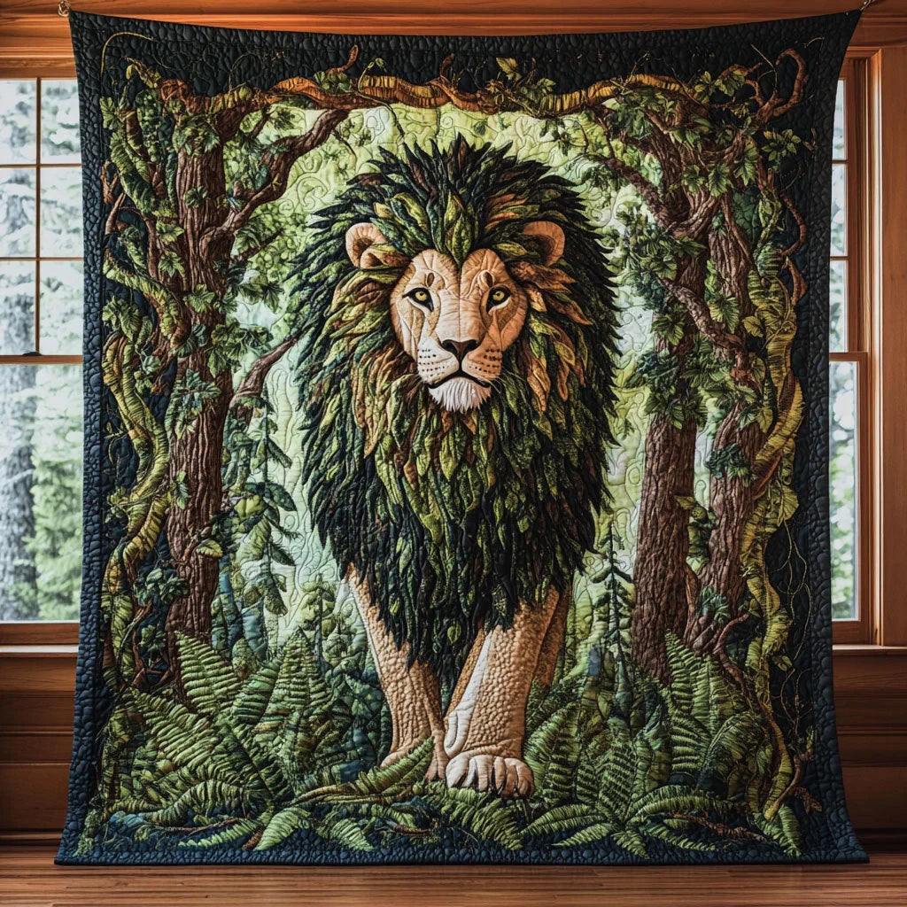 Verdant King Quilt Blanket