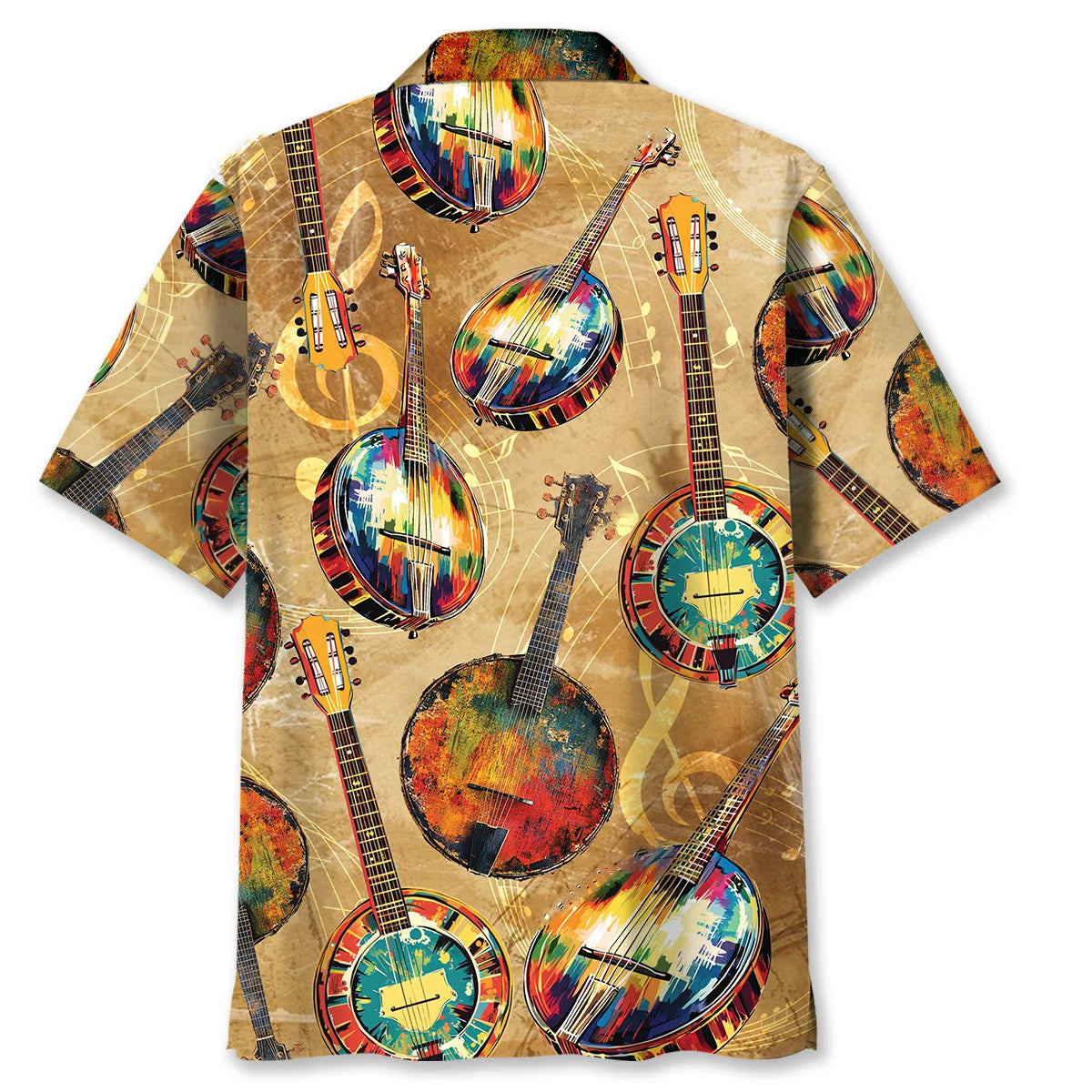 Vintage Banjo Hawaiian Shirt, custom shirt gift for men (view 8)