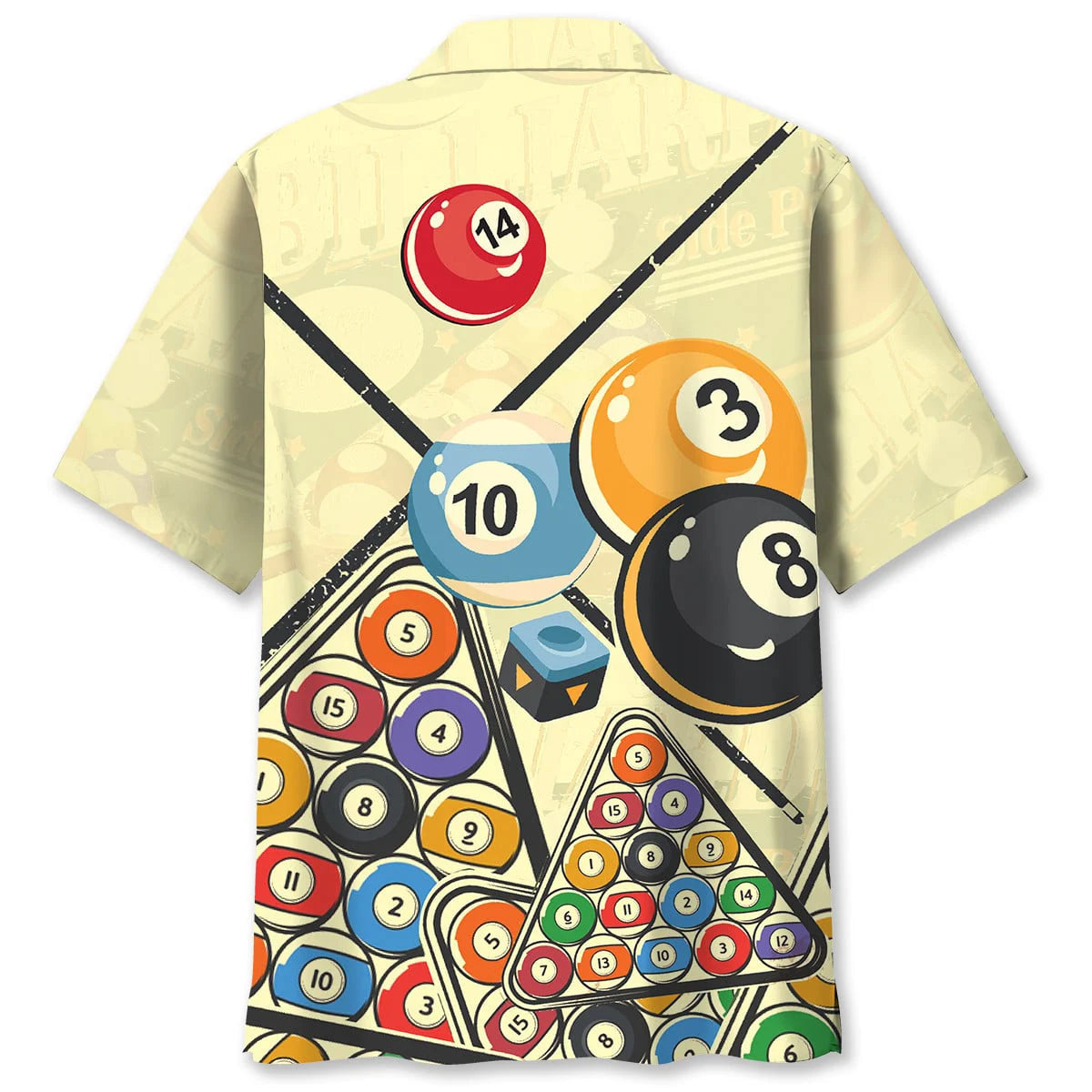 Vintage Billiard Hawaiian Shirt, custom shirt gift for men (view 5)