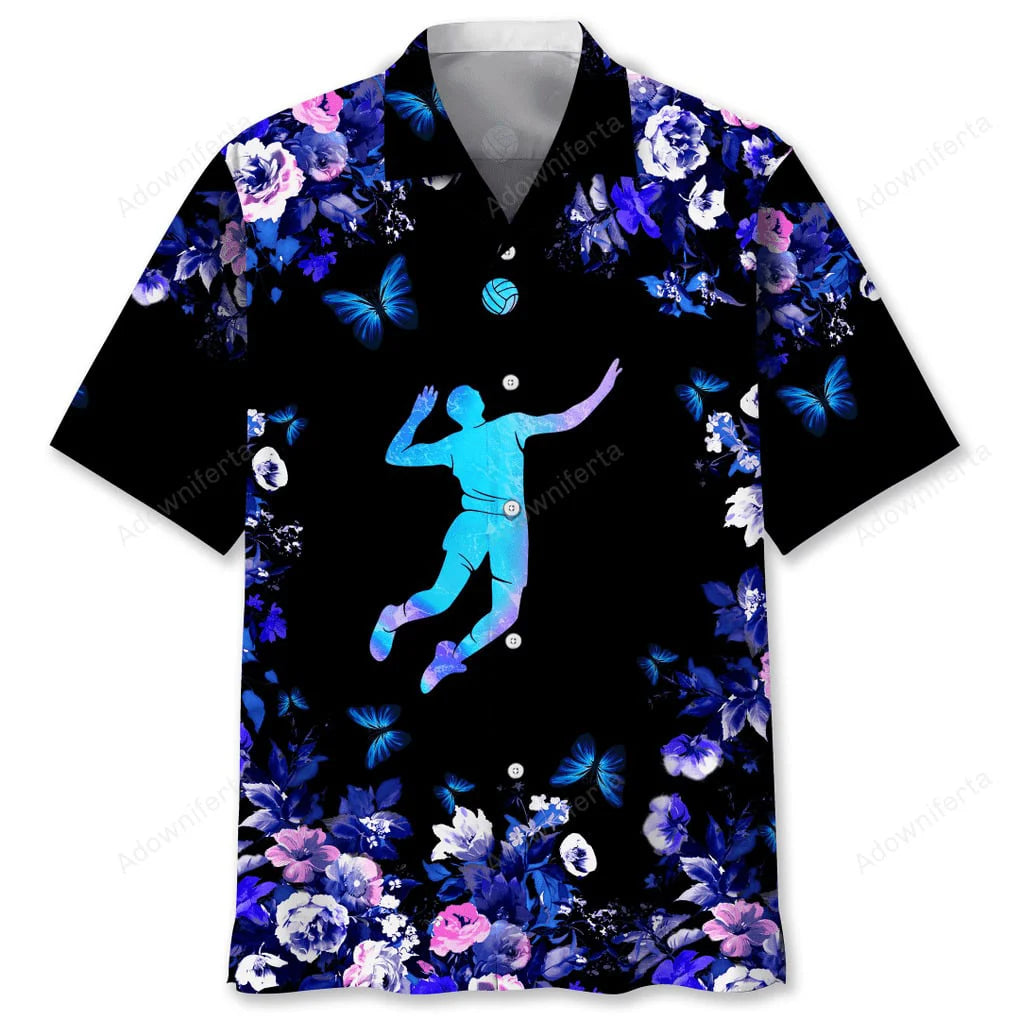 Volleyball Hawaiian Nature Hawaiian Shirt, custom shirt gift for men (view 6)