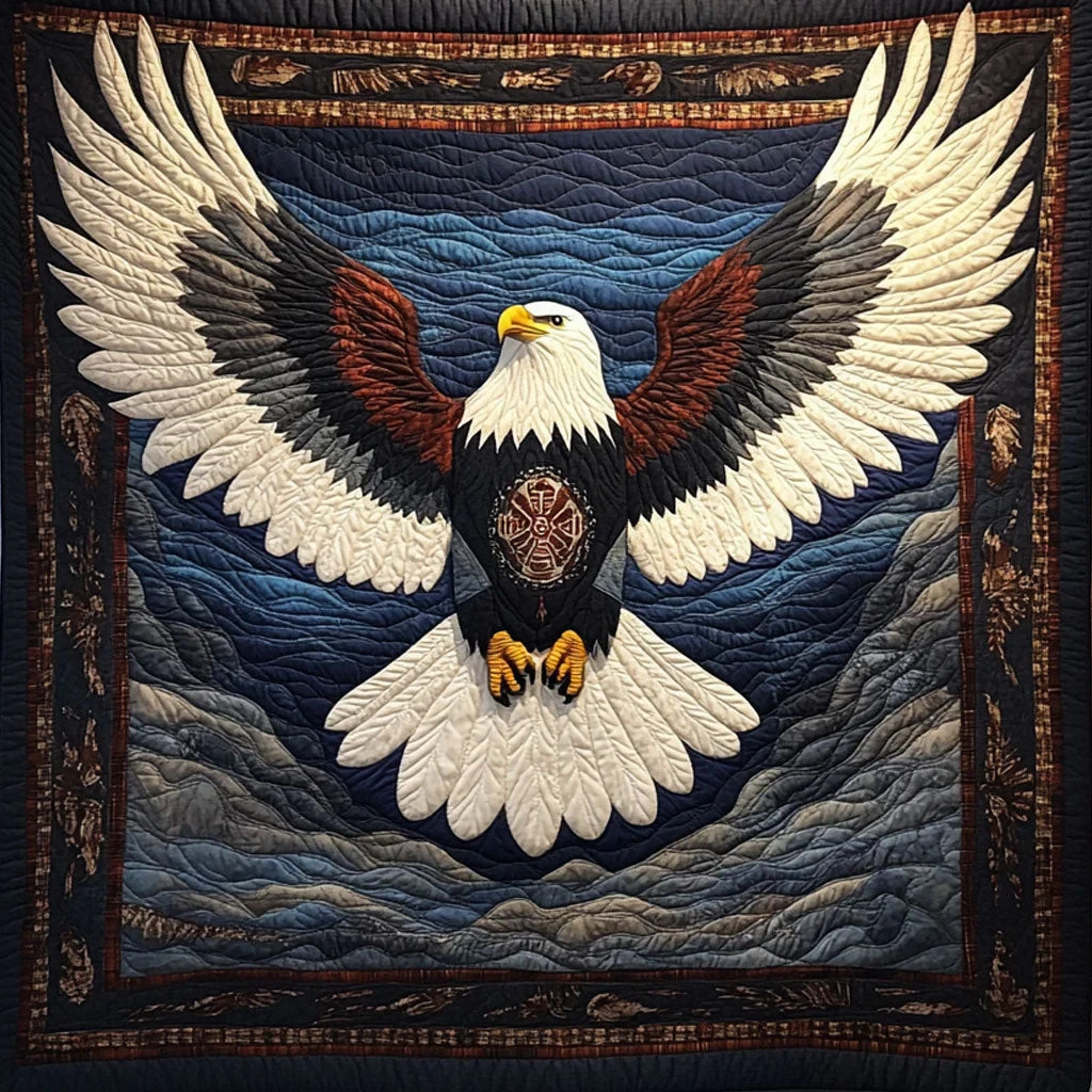 Wings Of Ancestors Quilt Blanket