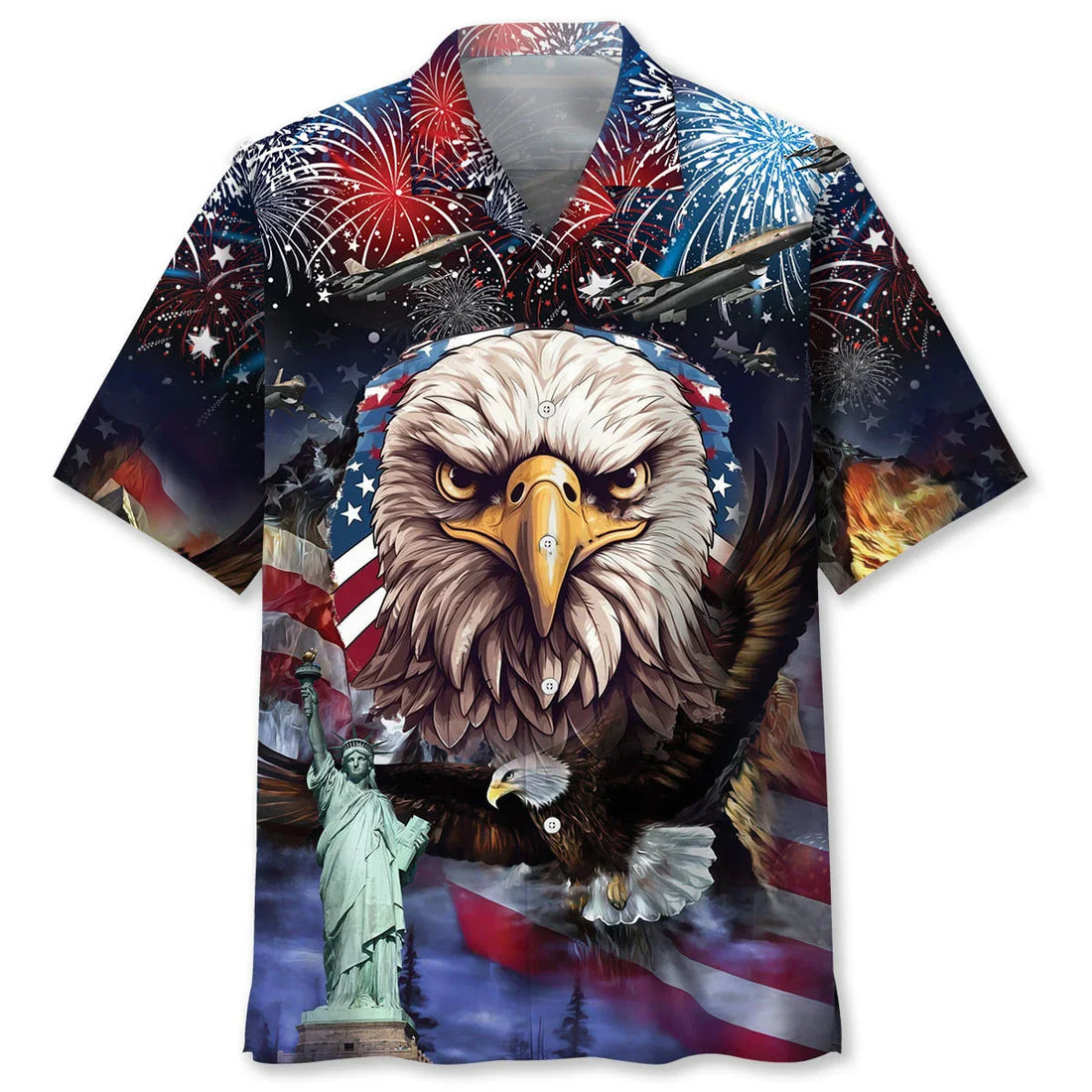 Patriotic Hawaiian Shirts: American Flag Pride Designs