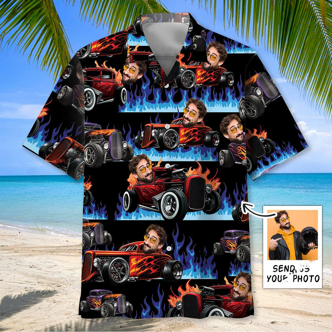 Custom Photo Hawaiian Shirts: Personalized Face Designs