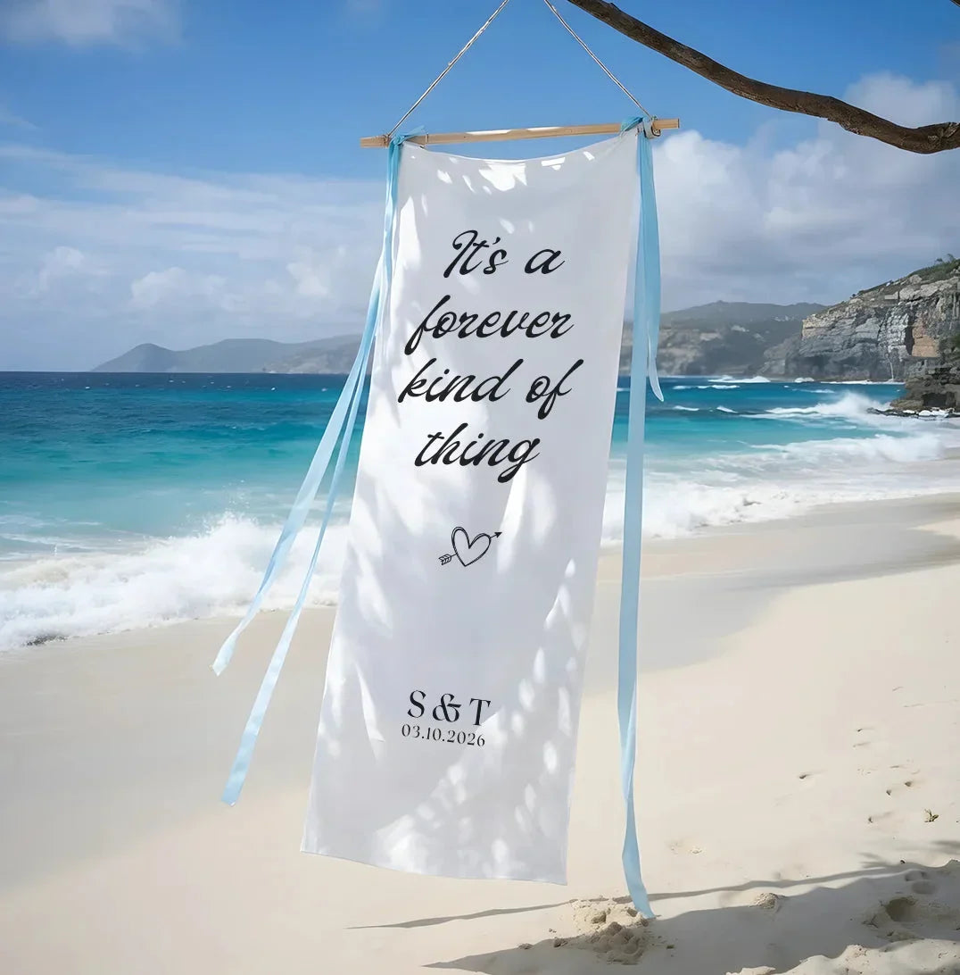 Vintage Wedding Linen Tapestry: Old-World Romance Styling