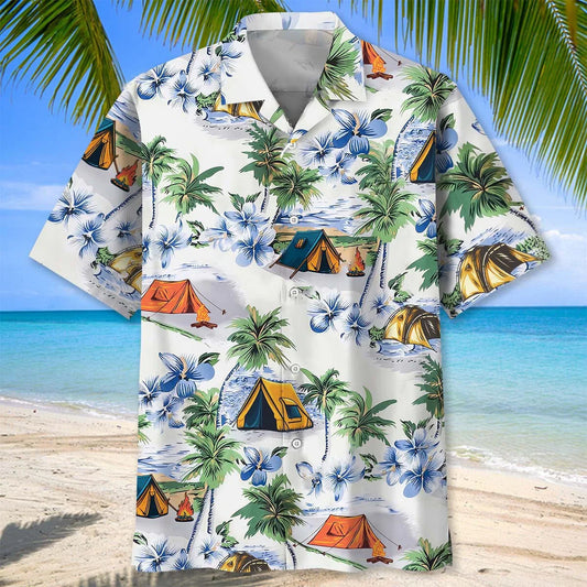 Camping Hawaiian Shirts: Outdoor Tropical Vibe Roundup