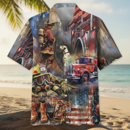 Firefighter Hawaiian Shirts: Custom Proud Designs