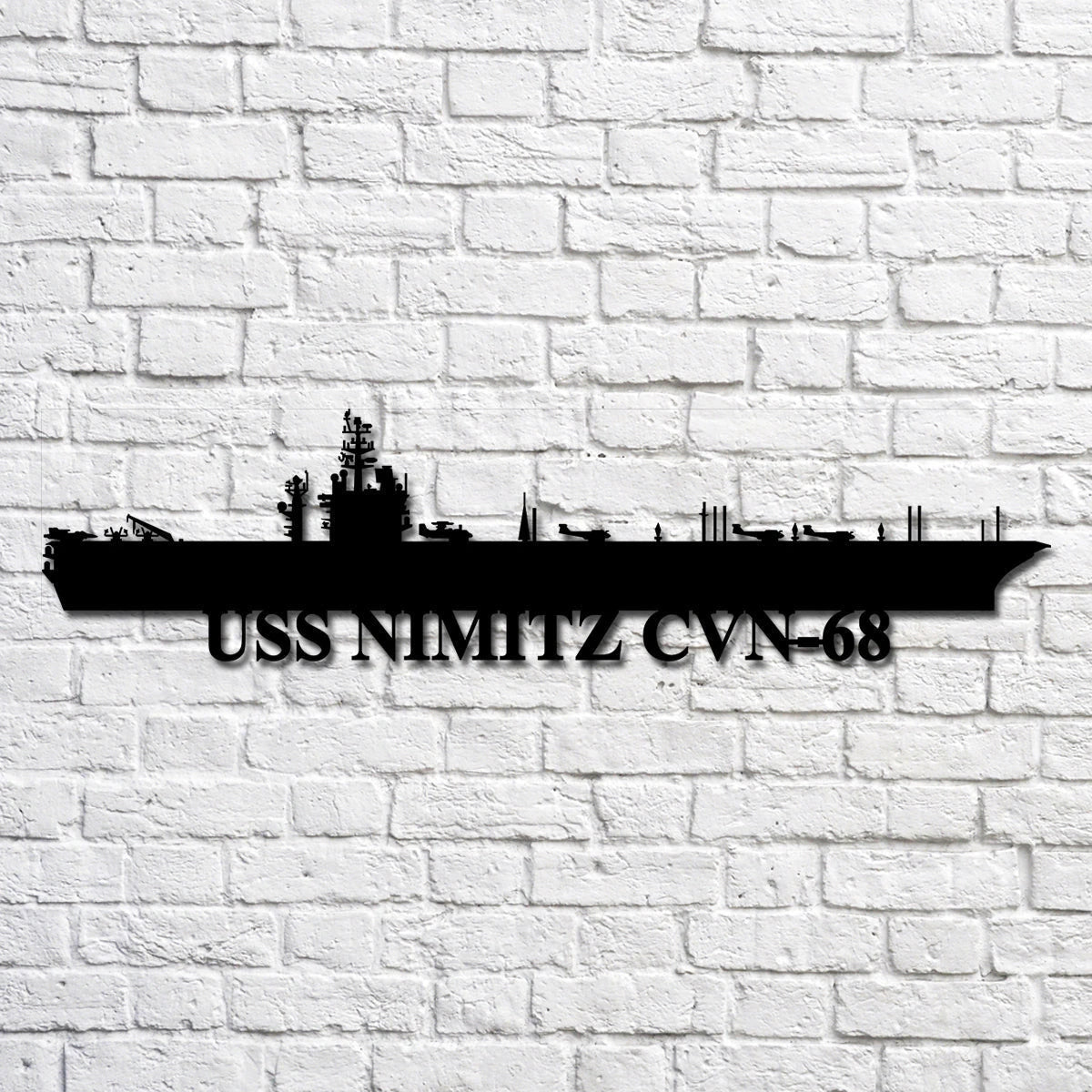 Uss Nimitz Cvn68 Silhouette Navy Ship Metal Art, Gift For Navy Veteran, Navy Ships Silhouette Metal Art, Navy Home Decor Laser Cut Metal Signs Custom Gift Ideas