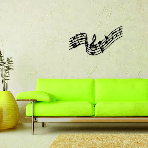 Metal Wall Decor Metal Music Decor Melody Notes Art Home Living Room Decoration Wall Hangings Music Lover Decor Office Wall Decor