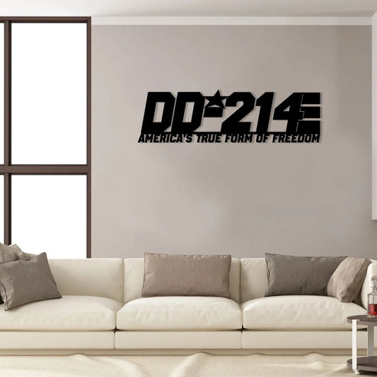 DD214 America's True Form Of Freedom Nascar Racing Veteran Metal Sign, Metal Laser Cut Metal Signs Custom - metal sign
