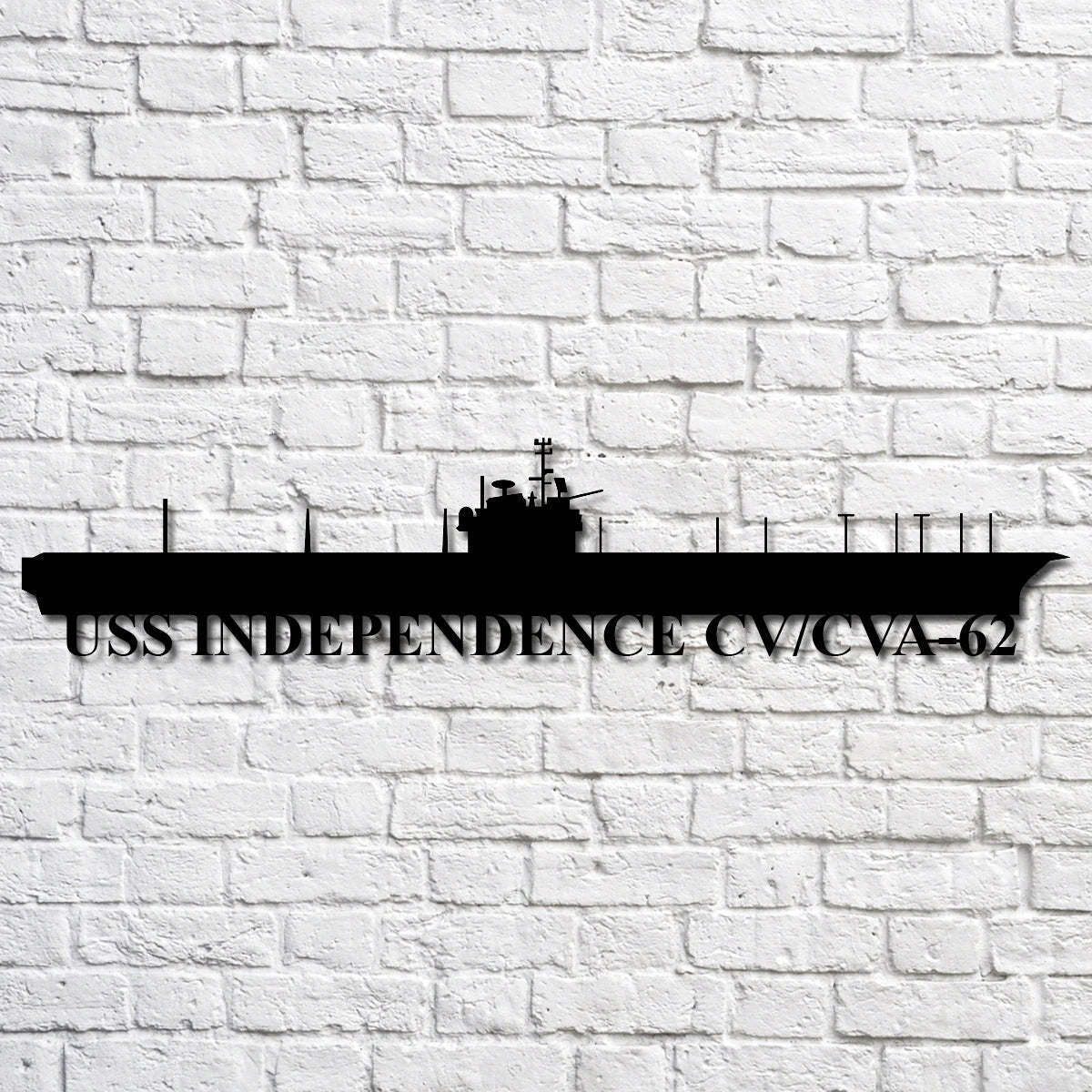 Uss Independence Cv cva62 Navy Ship Metal Art, Custom Us Navy Ship Cut Metal Sign, Gift For Navy Veteran, Navy Ships Silhouette Metal Art, Navy Home Decor Laser Cut Metal Signs Custom Gift Ideas