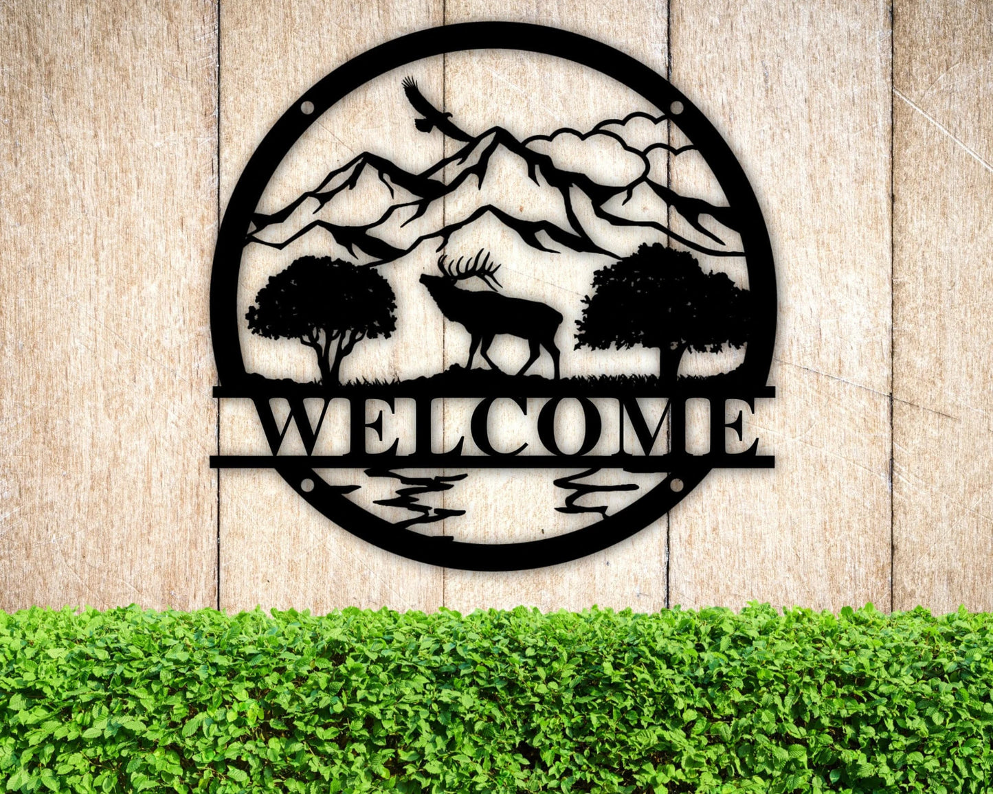 Rustic Ranch Sign, Custom Metal Sign For Home, Metal Farm Sign, Personalized Ranch Sign