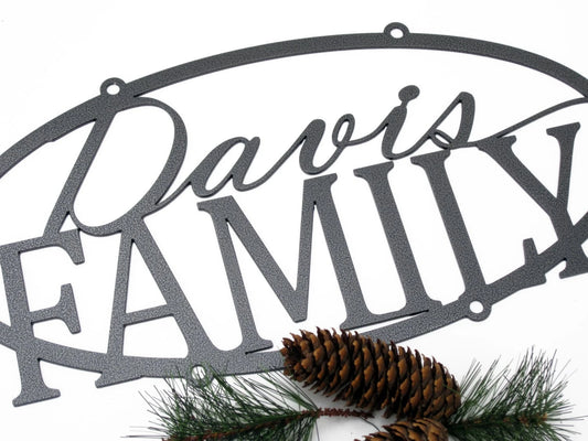Custom Metal Outdoor Name Sign Silver, Personalized Wedding Gift, Family Name Signs,outdoor Sign, House - wedding detail