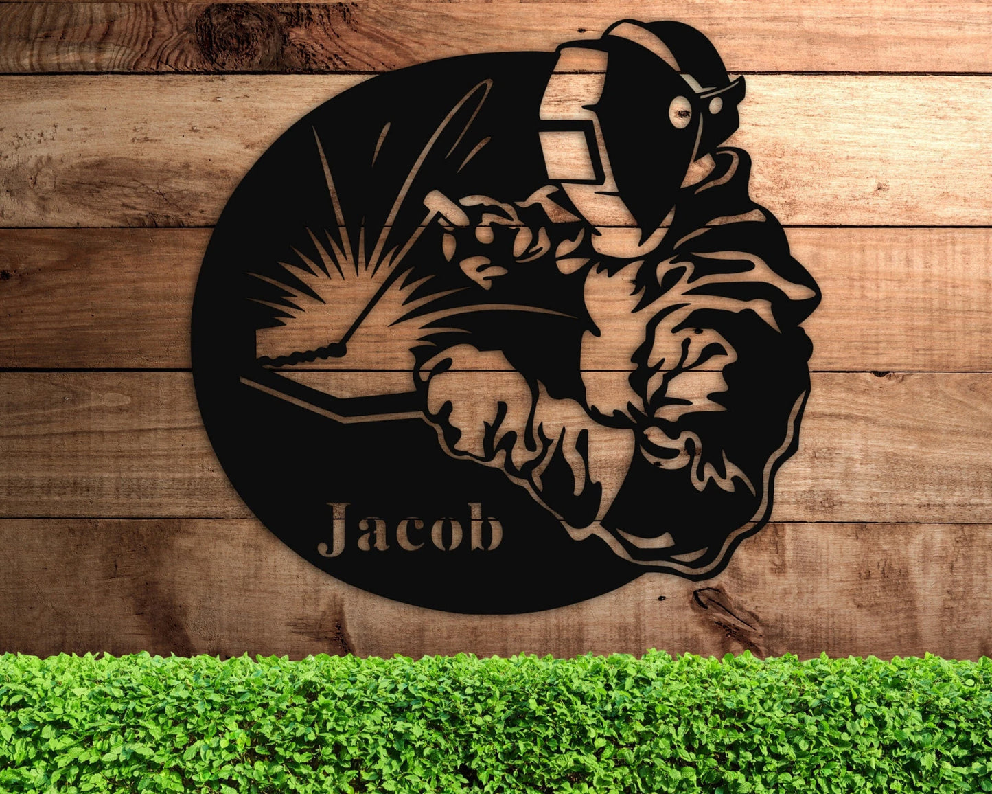 Customized Metal Welding Sign, Sign For Welder, Welder Sign, Personalize Sign, Custom Metal Sign Personalized Gift For Dad Father's Day Gift, Metal Laser Cut Metal Signs Custom Gift Ideas
