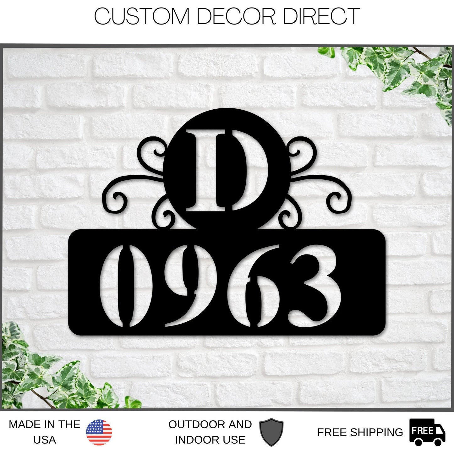 Address Sign, Metal Address Sign, House Numbers, Custom Address Sign, Home Address Sign, Address Number, Metal Address Plaque, Closing Gift Laser Cut Metal Signs Custom Gift Ideas