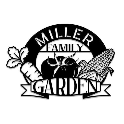 Personalized Metal Garden Sign, Custom Outdoor Garden Stake, Home Decor, Wedding, Anniversary Art Gift For Her, Gardening Lovers, Metal Laser Cut Metal Signs Custom Gift Ideas